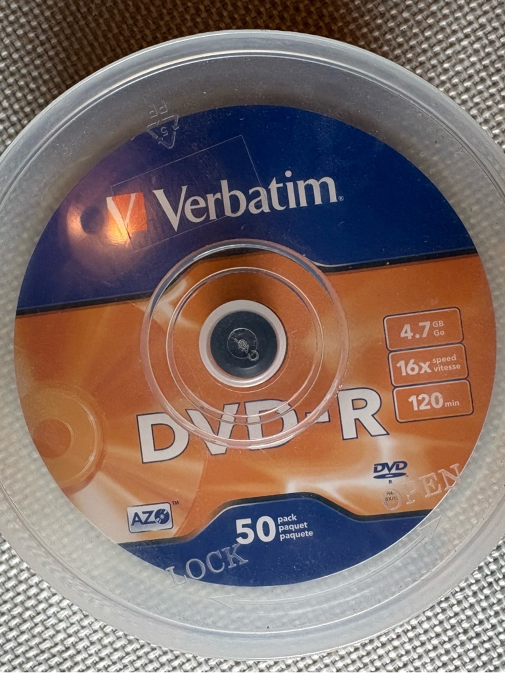 Verbatim DVD-R New Unused 32 DVDs 4.7 GB 16x Speed 120 minute